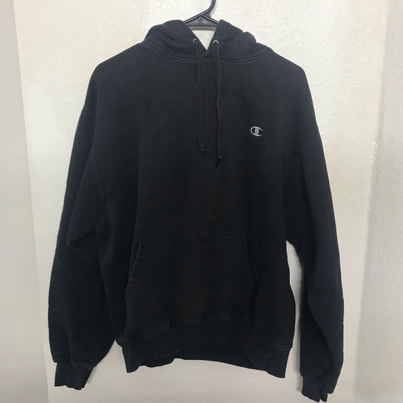 thick champion hoodie
